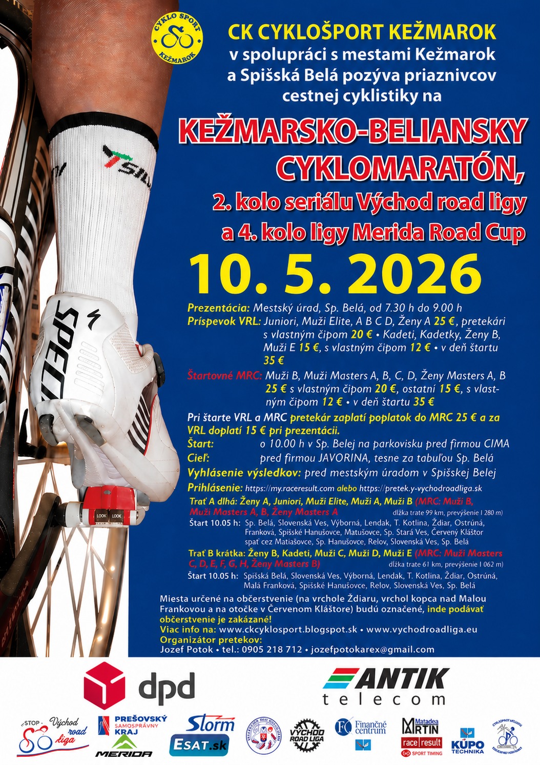 cyklo maraton Kežmarok